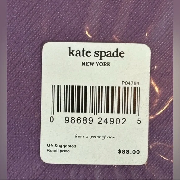 NEW Kate Spade Purple Wristlet, Hard to Find Color, NWT Great Gift - Picture 4 of 7
